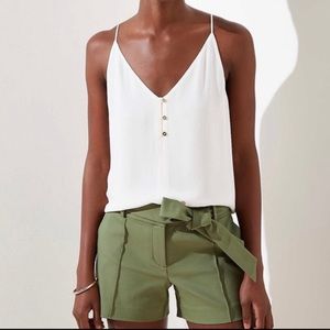 NWT Loft Strappy Cami - Soft Ivory - sz M